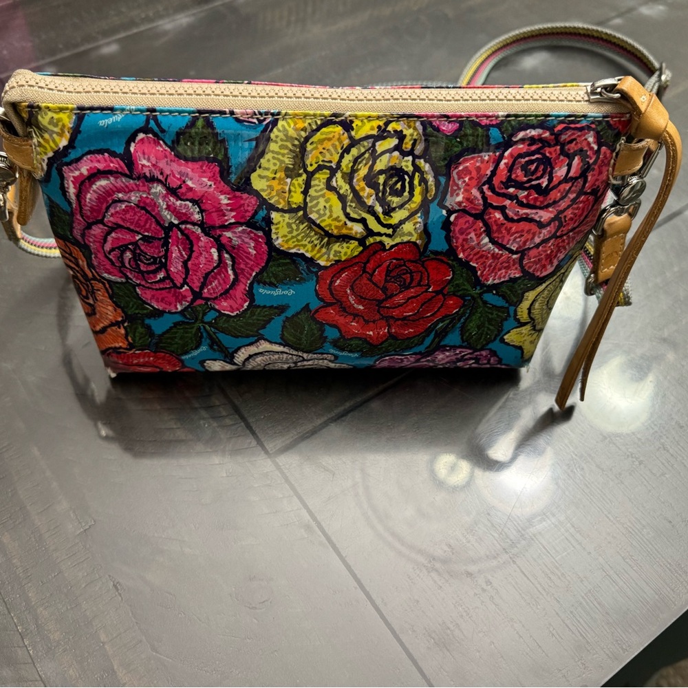 Colorful Floral Crossbody Bag